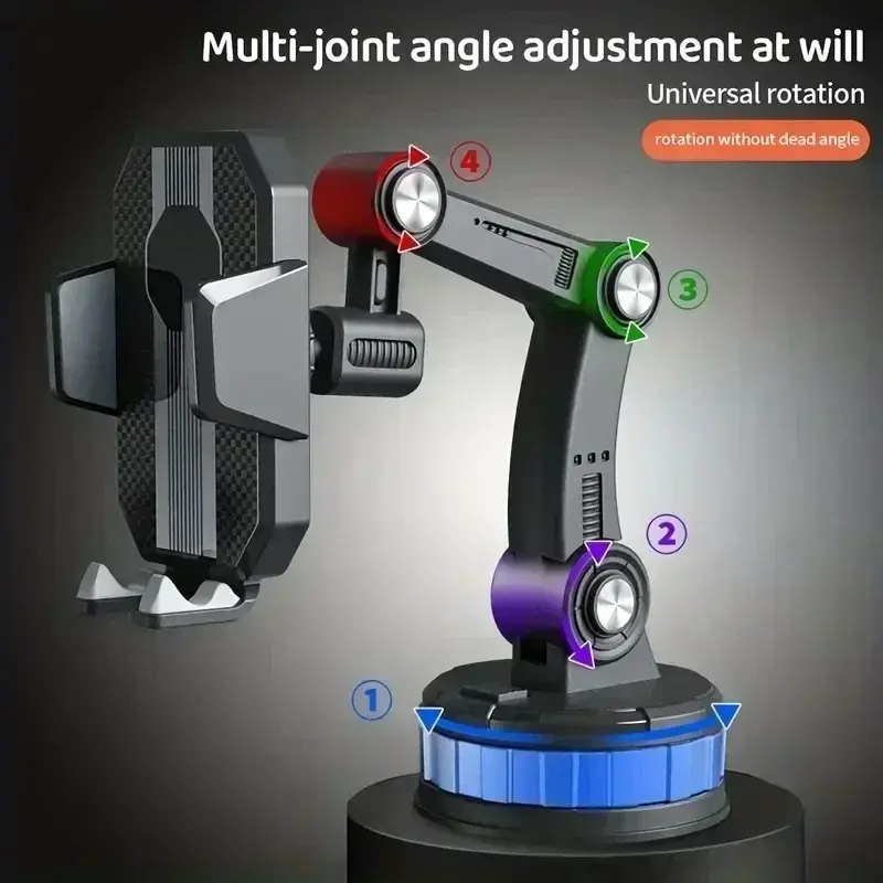 Universal 360 Rotate Car Phone Holder - Dashboard Windshield Mount Specifications Guide