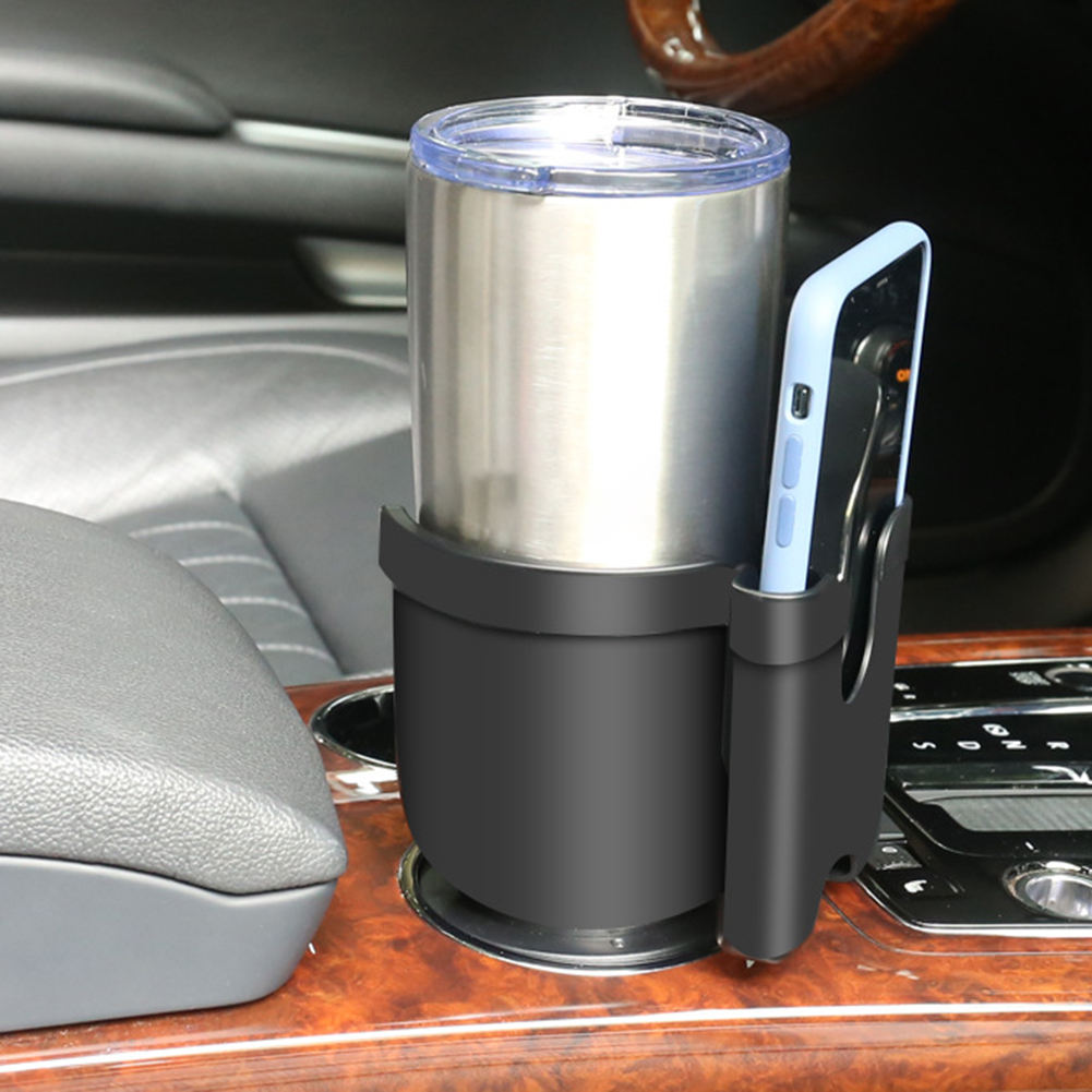 Jufeng 2-in-1 Adjustable Car Cup Phone Holder - Universal Car Accessories