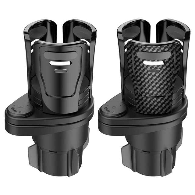 2-in-1 Vehicle-Mounted Slip-Proof ABS Cup Holder | 360 Degree Rotating Auto Accessory