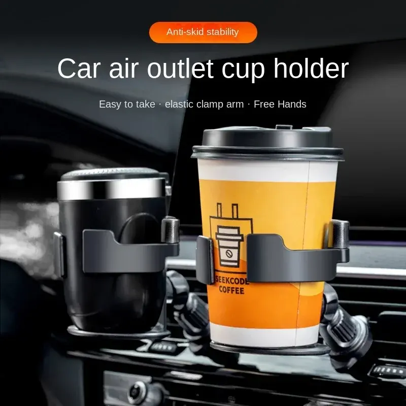 Universal ABS Plastic Car Cup Holder - Automotive Interior Accessory